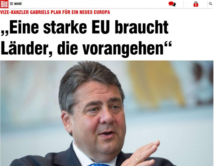 Γκάμπριελ: Η Ευρώπη χρειάζεται δύο ταχύτητες