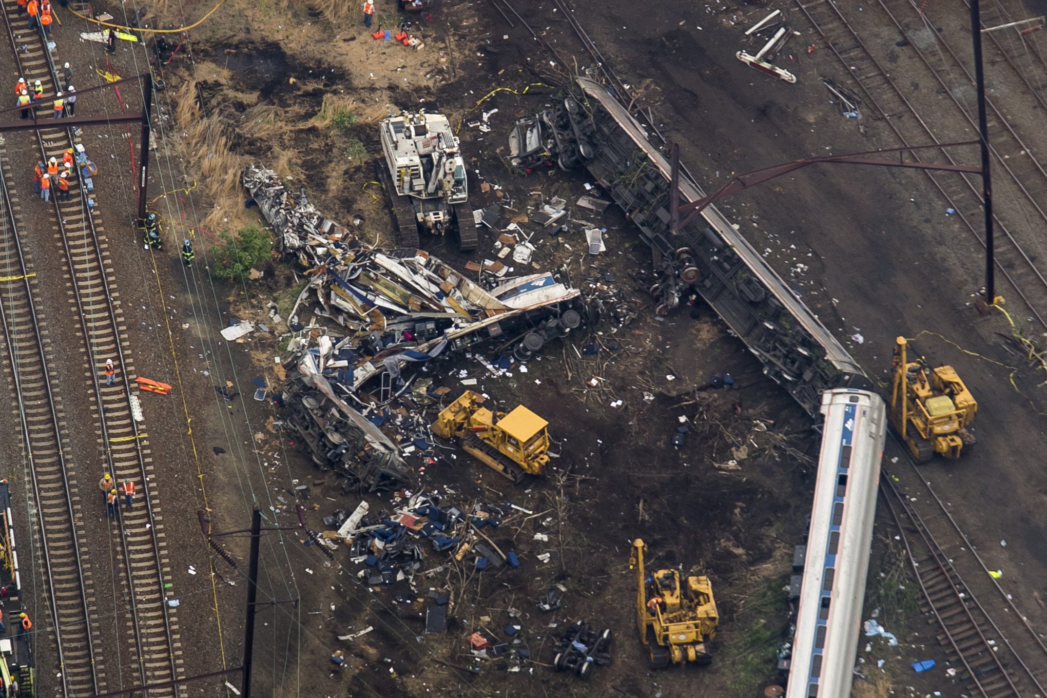 ΗΠΑ- Με διπλάσια ταχύτητα έτρεχε το τρένο που εκτροχιάστηκε