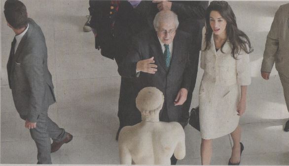 Αυτό είναι το απόρρητο σημείωμα της Αμάλ Αλαμουντίν για τα Γλυπτά