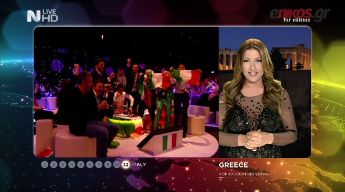 Πως ψήφισε η Ελλάδα στη Eurovision – ΒΙΝΤΕΟ