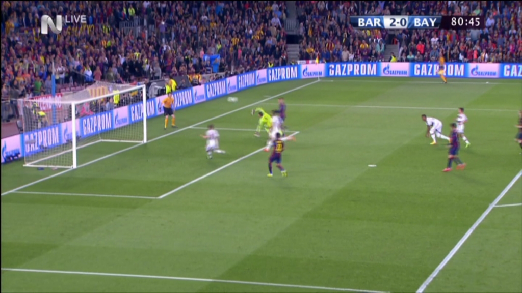 Μπαρτσελόνα – Μπάγερν 2-0 (80’)