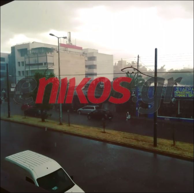 Χαλαζόπτωση στο Χαλάνδρι – ΒΙΝΤΕΟ