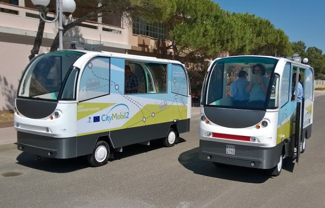 Η διαδρομή των αυτόματων λεωφορείων στα Τρίκαλα