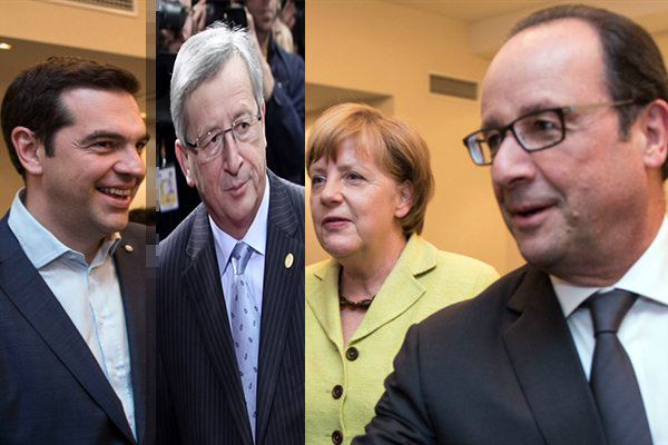 Τηλεφωνική επικοινωνία του Τσίπρα με Μέρκελ-Ολάντ-Γιουνκέρ