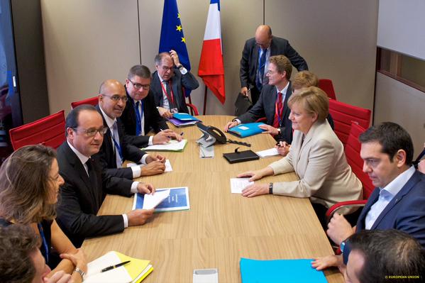 ΦΩΤΟ από την τριμερή Συνάντηση Τσίπρα- Μέρκελ- Ολάντ
