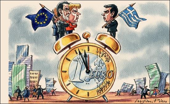 Σκίτσο των FT για την Ελλάδα: Αναγκαία η συμφωνία πριν από τα μεσάνυχτα
