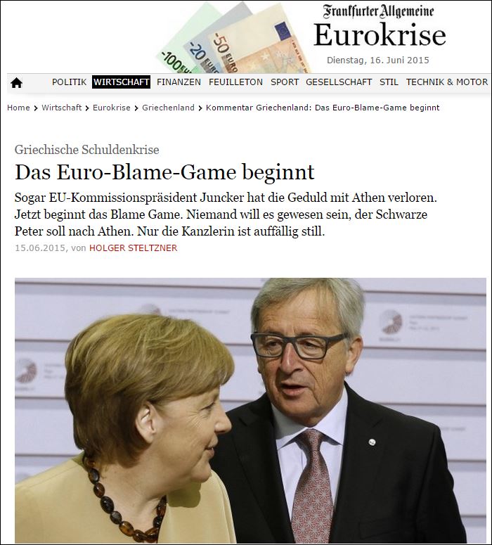 FAZ: Το “πείραμα” με την Ελλάδα απέτυχε