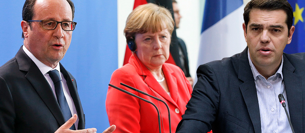 Στις 22:00 η συνάντηση Τσίπρα – Μέρκελ – Ολάντ