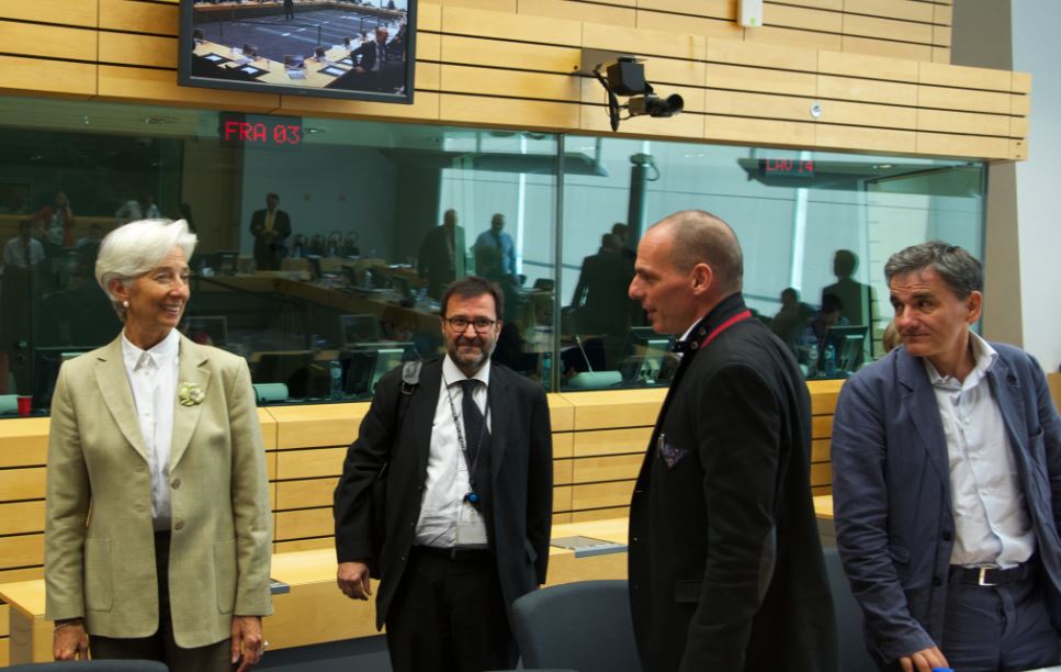 Η συνάντηση του Βαρουφάκη με την Λαγκάρντ – ΦΩΤΟ