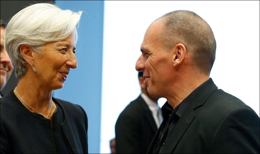 Τετ α τετ Βαρουφάκη – Λαγκάρντ με χαμόγελα – ΦΩΤΟ