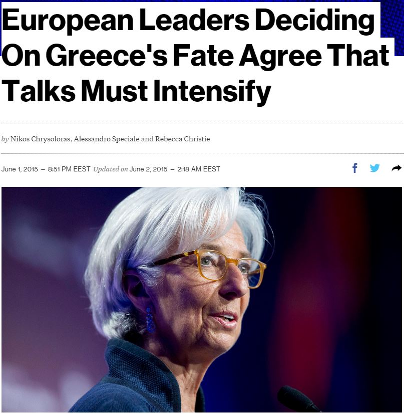 Bloomberg: Στο τραπέζι το όπλο της χρεοκοπίας – ΒΙΝΤΕΟ