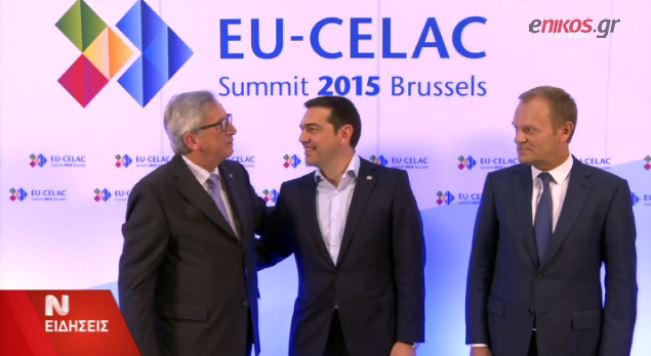 Ο θερμός χαιρετισμός του Γιούνκερ στον Τσίπρα – ΒΙΝΤΕΟ