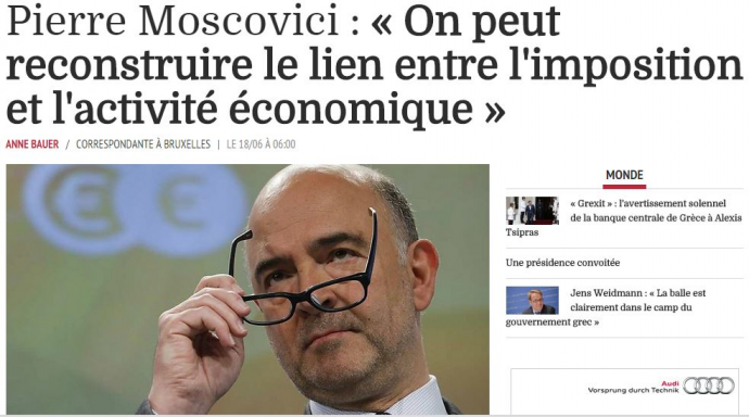 Μοσκοβισί: Να βρει πολιτική λύση το Eurogroup