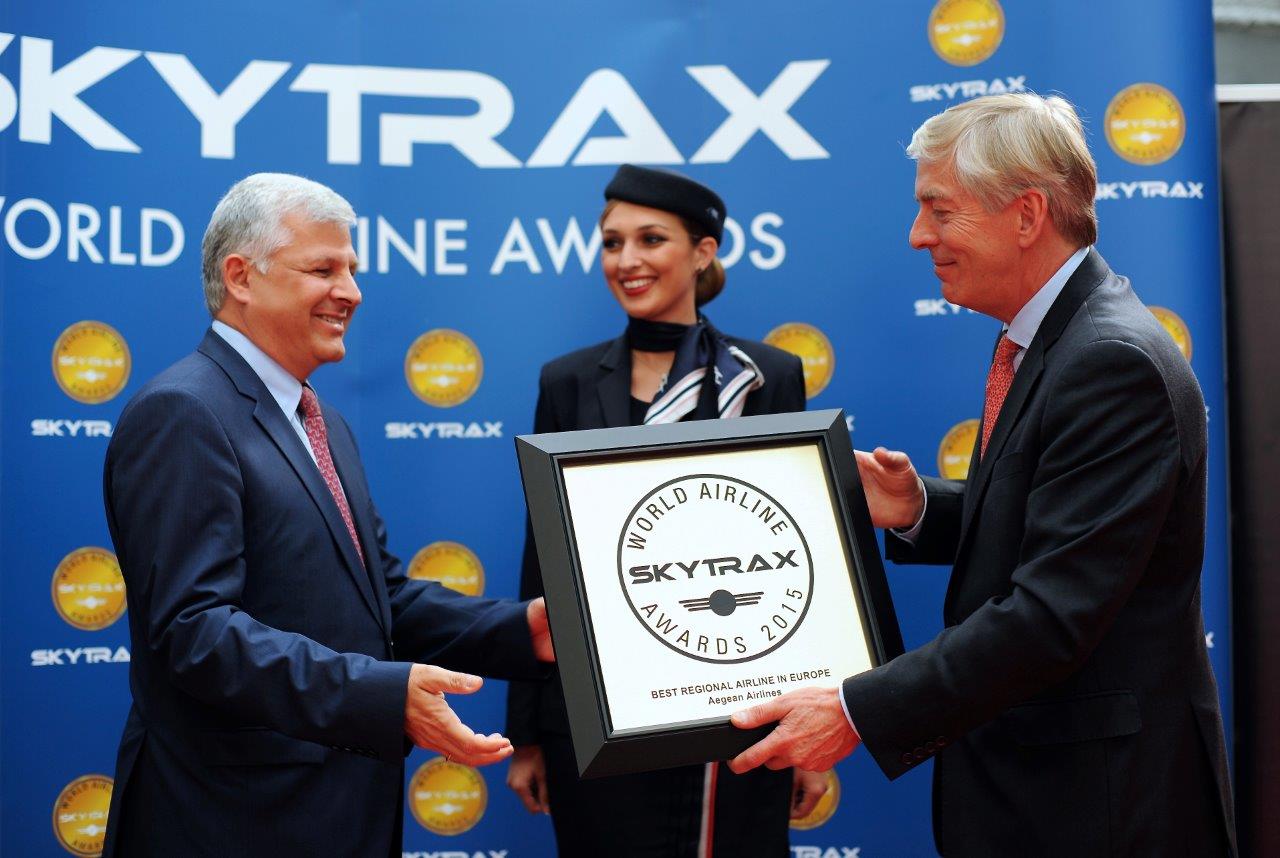 Καλύτερη περιφερειακή αεροπορική εταιρεία στην Ευρώπη η Aegean