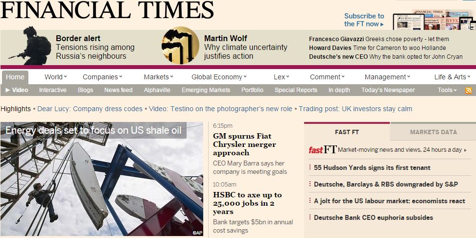 Financial Times: Επιδεινώνεται το κλίμα στη διαπραγμάτευση