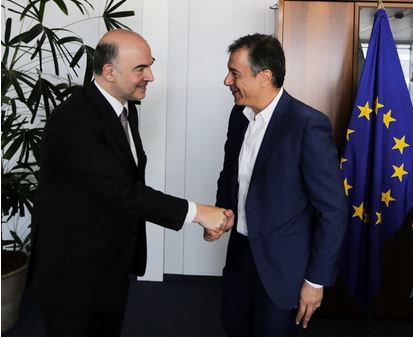 Θεοδωράκης σε Μοσκοβισί: Να μπει τέλος σε αυτό το μαρτύριο