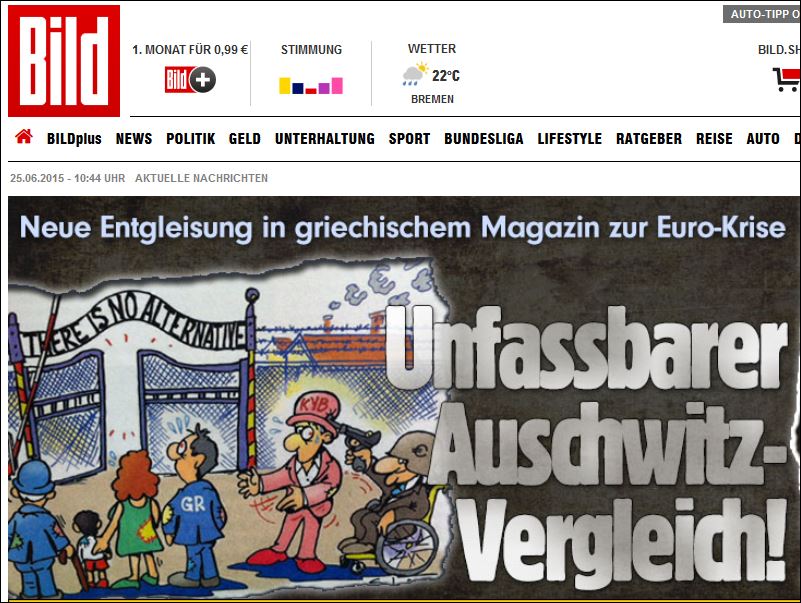 Επίθεση της Bild κατά της εφημερίδας “Το Ποντίκι”