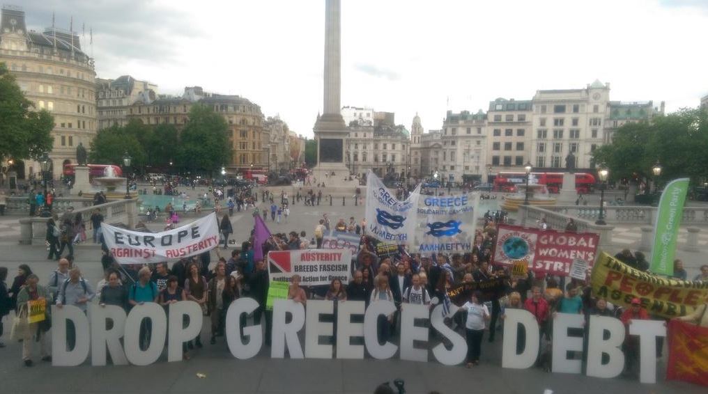 Συγκέντρωση αλληλεγγύης προς την Ελλάδα στο Λονδίνο – ΒΙΝΤΕΟ