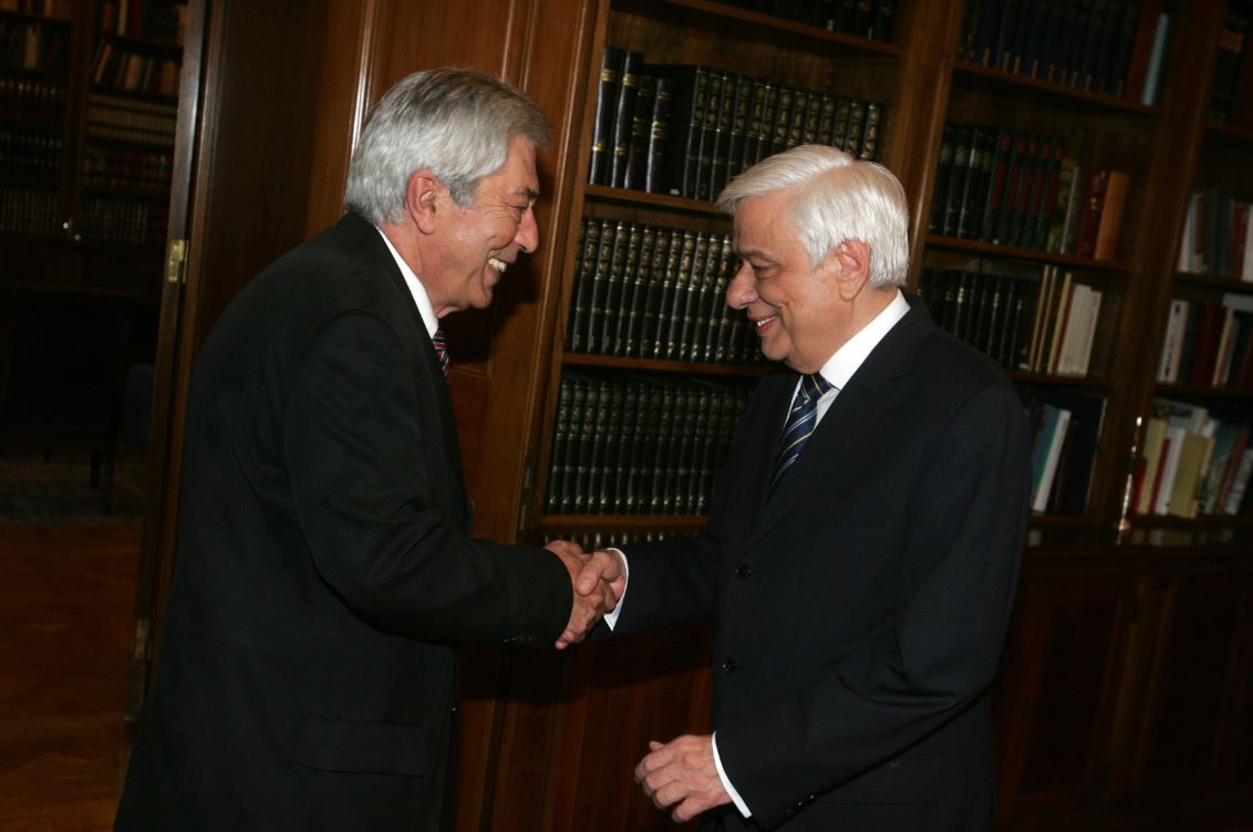 Συνάντηση Παυλόπουλου με τον Πρόεδρο του ΤΧΣ Γεώργιο Μιχελή