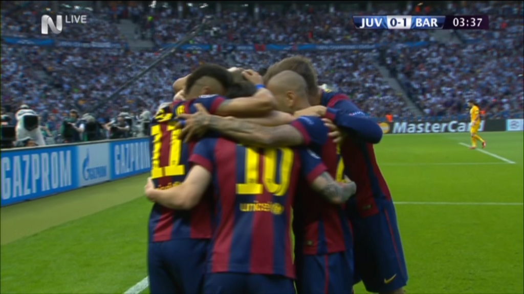 LIVE: Γιουβέντους – Μπαρτσελόνα 0-1 (4′)