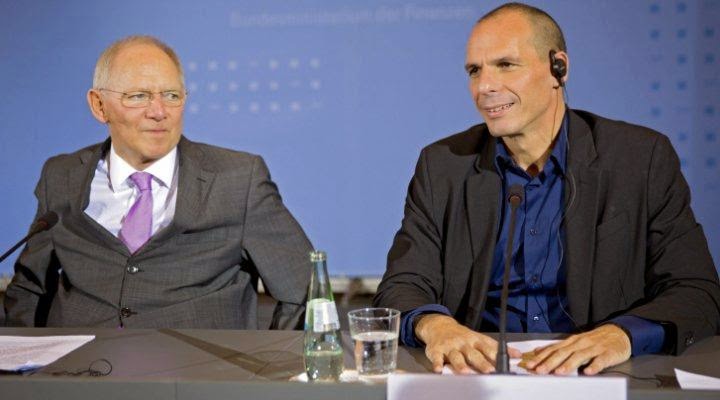 Σόιμπλε – Βαρουφάκης: Διάσταση απόψεων σε φιλικό κλίμα