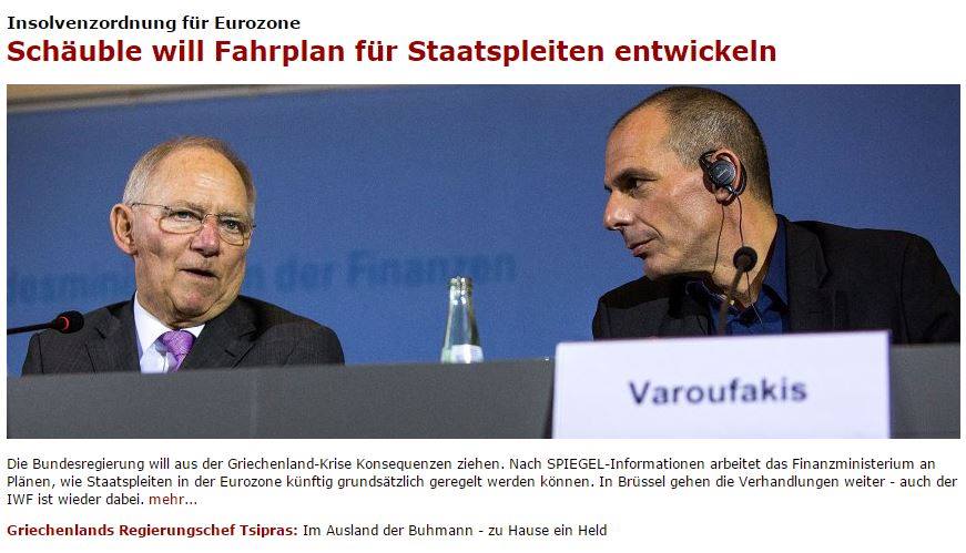 Σόιμπλε σε Βαρουφάκη: Γιάνη πάρε ένα σοκολατάκι, θα το χρειαστείς