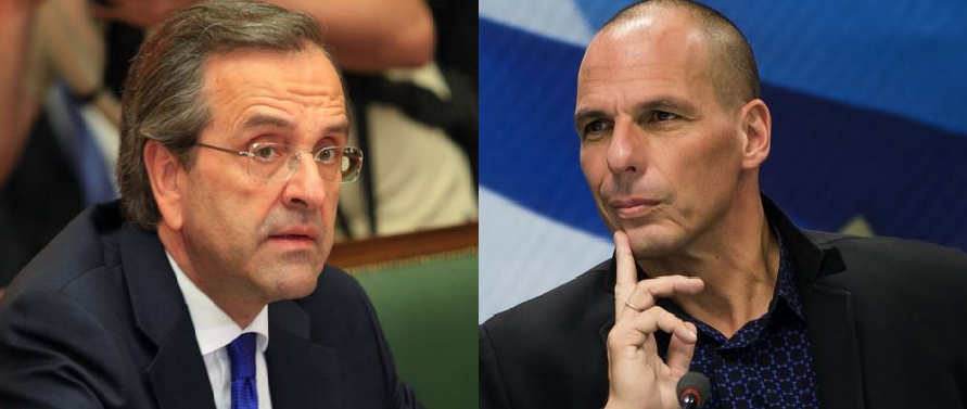 Βαρουφάκης – Σαμαράς… παρέα στη γενική συνέλευση ΣΒΒΕ