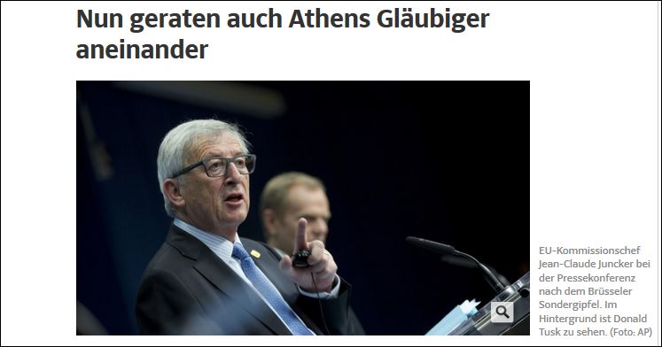 Sueddeutsche: Τώρα συγκρούονται και οι πιστωτές μεταξύ τους