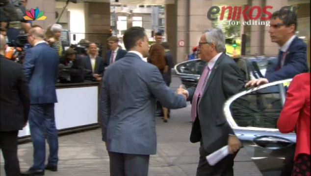 Η άφιξη του Γιούνκερ στη Σύνοδο Κορυφής – ΒΙΝΤΕΟ