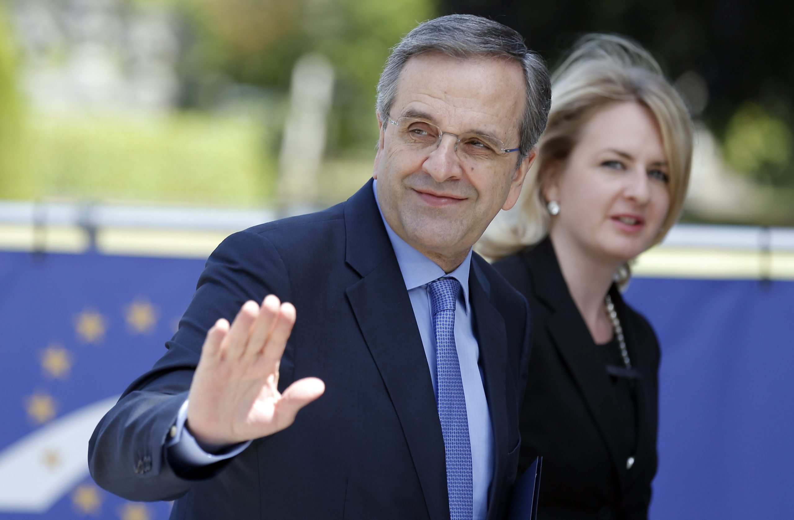 Ο Σαμαράς στη συνεδρίαση του ΕΛΚ – ΦΩΤΟ