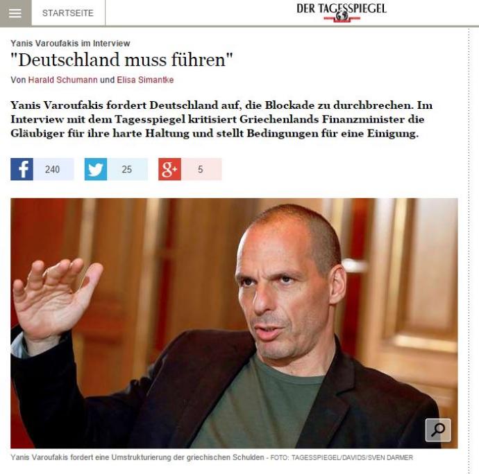 Βαρουφάκης: Γι’ αυτό οι διαπραγματεύσεις οδηγούνται σε “πόλεμο”