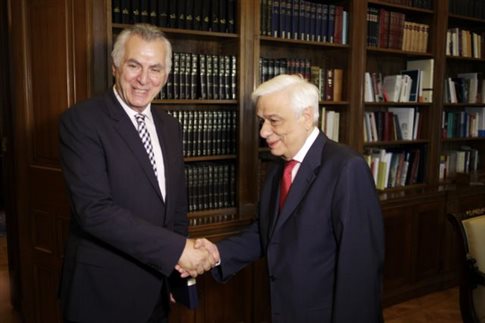 Συνάντηση του Πρ.Παυλόπουλου με τον δήμαρχο Περιστερίου