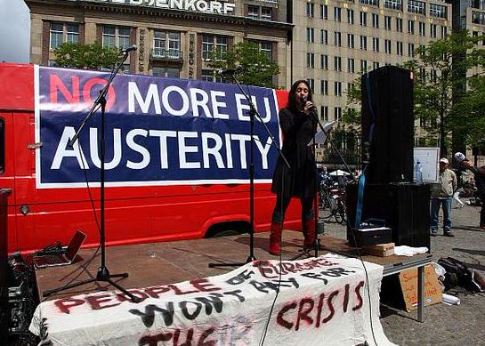 Διαδήλωση για την Ελλάδα στο Άμστερνταμ – ΦΩΤΟ