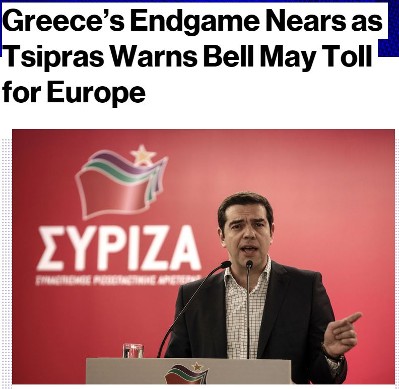Bloomberg: Πλησιάζει το τέλος του παιχνιδιού με την Ελλάδα – ΒΙΝΤΕΟ