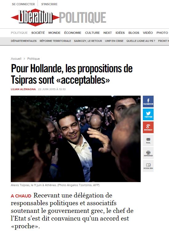 Ολάντ: Οι προτάσεις του Τσίπρα μπορούν να γίνουν αποδεκτές