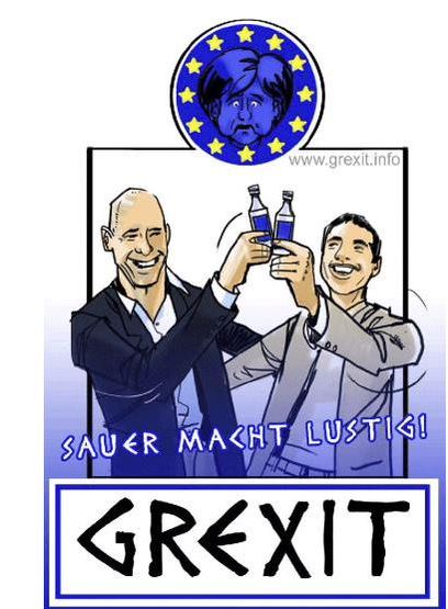Οι Γερμανοί προκαλούν: Πίνουν Grexit στην… υγειά μας – ΦΩΤΟ