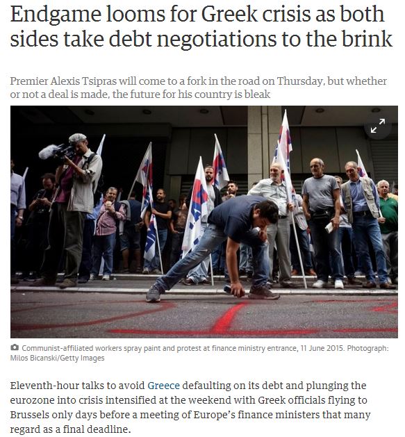 Guardian: Αλλού πατά η Ελλάδα… αλλού βρίσκονται οι δανειστές