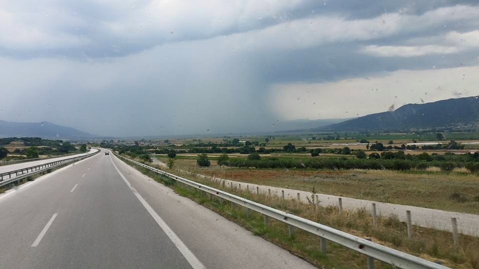 Προειδοποίηση για χαλάζι εξέδωσε η Εγνατία Οδός