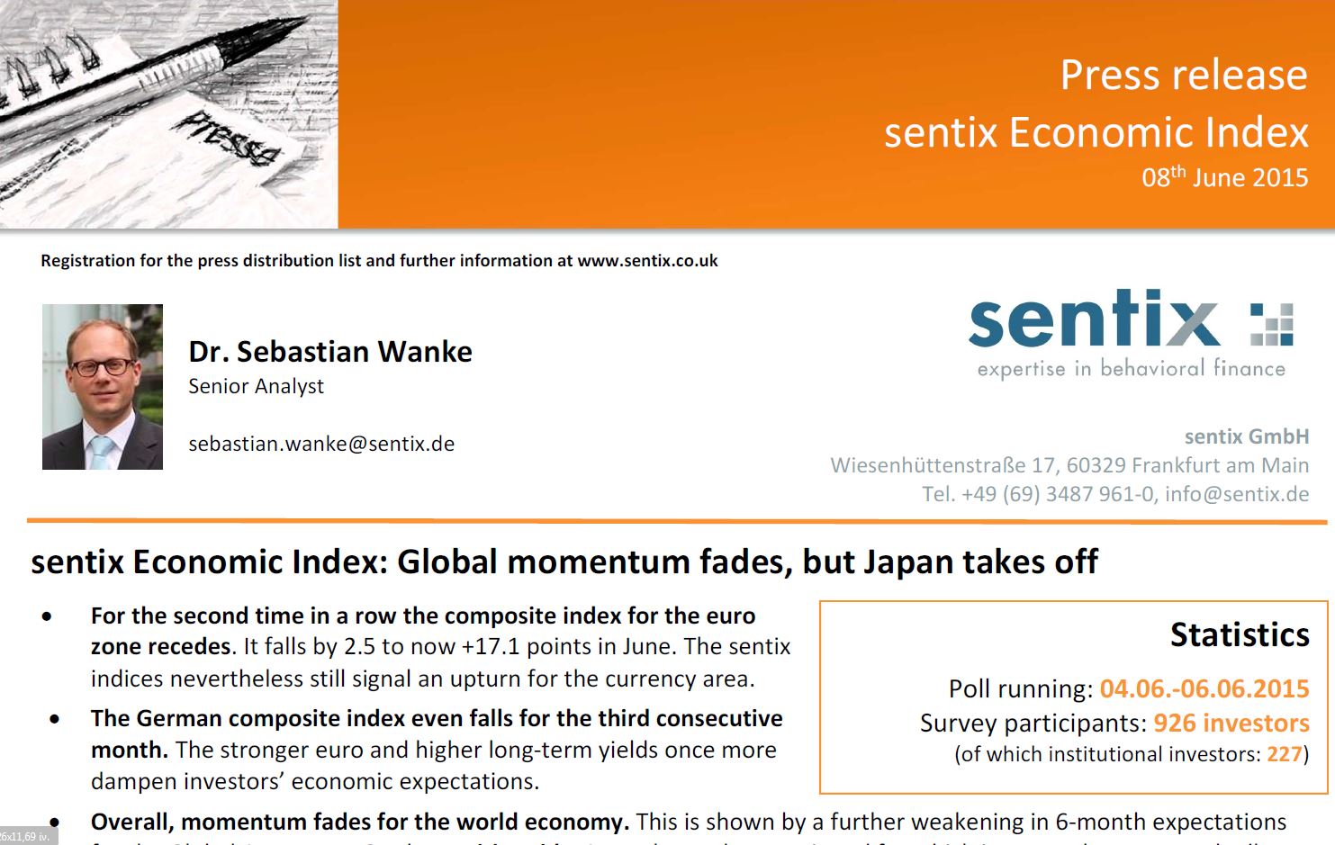 Sentix: Τι ρίχνει το επενδυτικό κλίμα στην ευρωζώνη