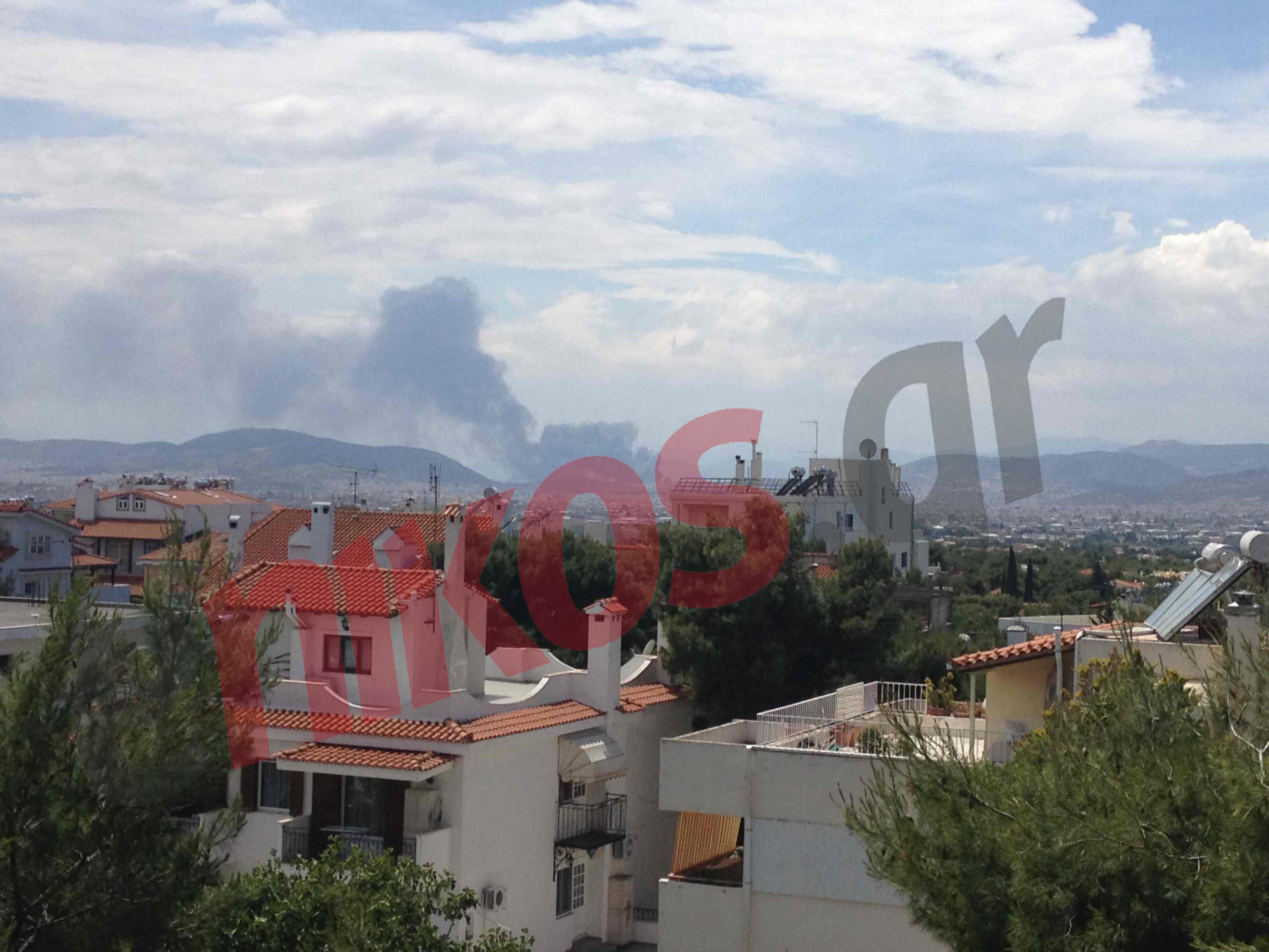 Ασπρόπυργος – Σε εργοστάσιο ανακύκλωσης η φωτιά