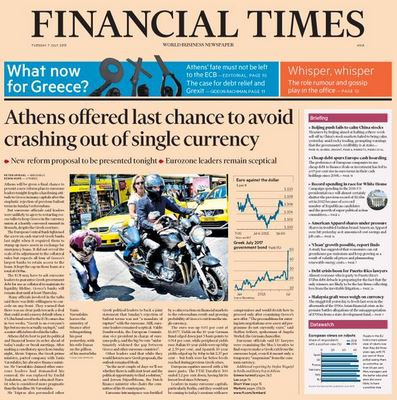 Financial Times: Συμφωνία… αλλιώς Grexit