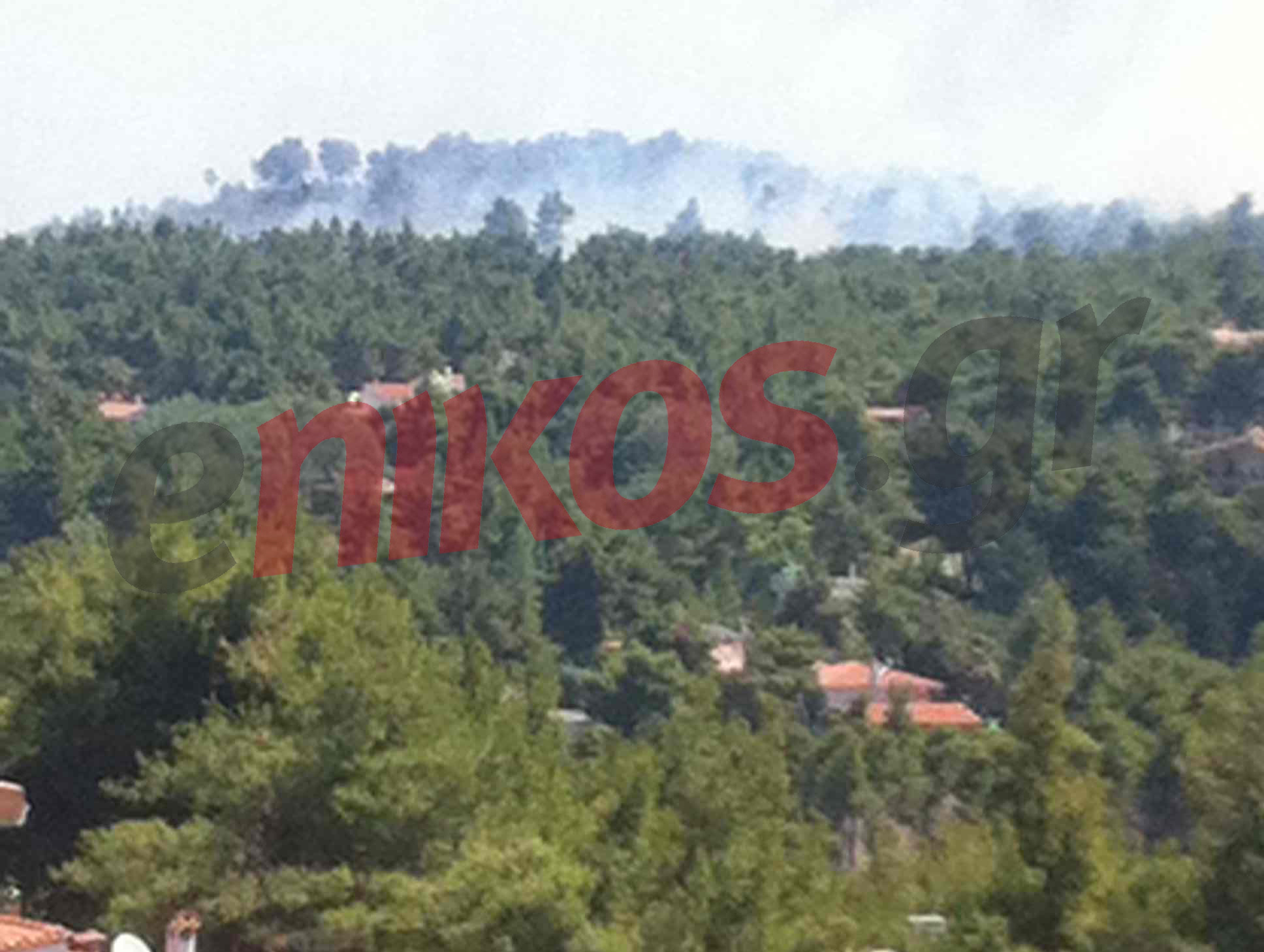 Ενισχύθηκαν οι δυνάμεις στη Σταμάτα – Πρόβλημα οι δυνατοί άνεμοι – ΦΩΤΟ