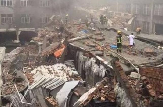 Κατέρρευσε εργοστάσιο στην Κίνα – Τουλάχιστον 9 αγνοούμενοι