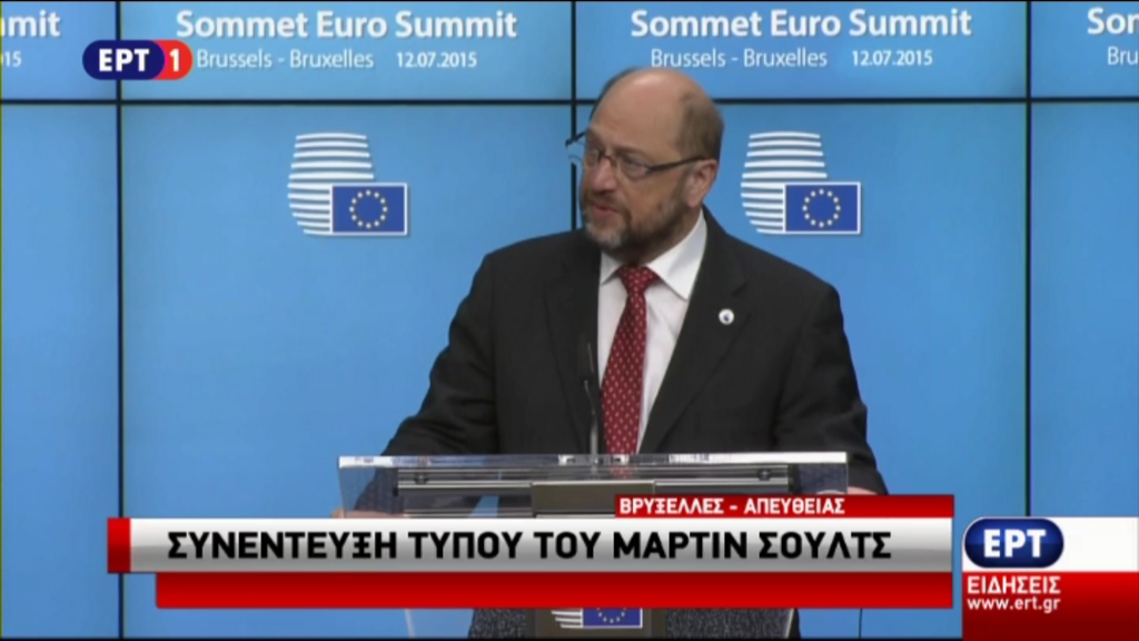 Ο Σουλτς για το “έγγραφο” Σόιμπλε – ΒΙΝΤΕΟ