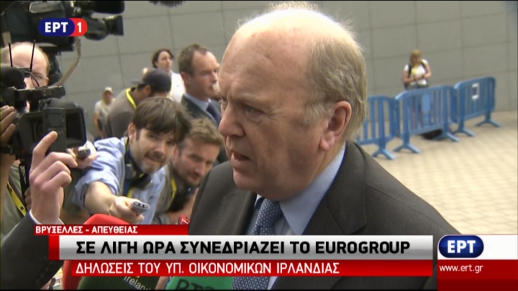 Ο υπ. Οικονομικών της Ιρλανδίας: Δεν είμαι υπέρ ενός Grexit – ΒΙΝΤΕΟ