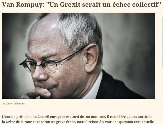 Ρόμπαϊ: Ένα Grexit θα ήταν συλλογική αποτυχία