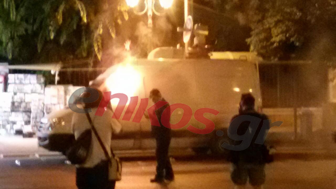 Έκαψαν μονάδα εξωτερικών μεταδόσεων του ΑΝΤ1 – ΒΙΝΤΕΟ