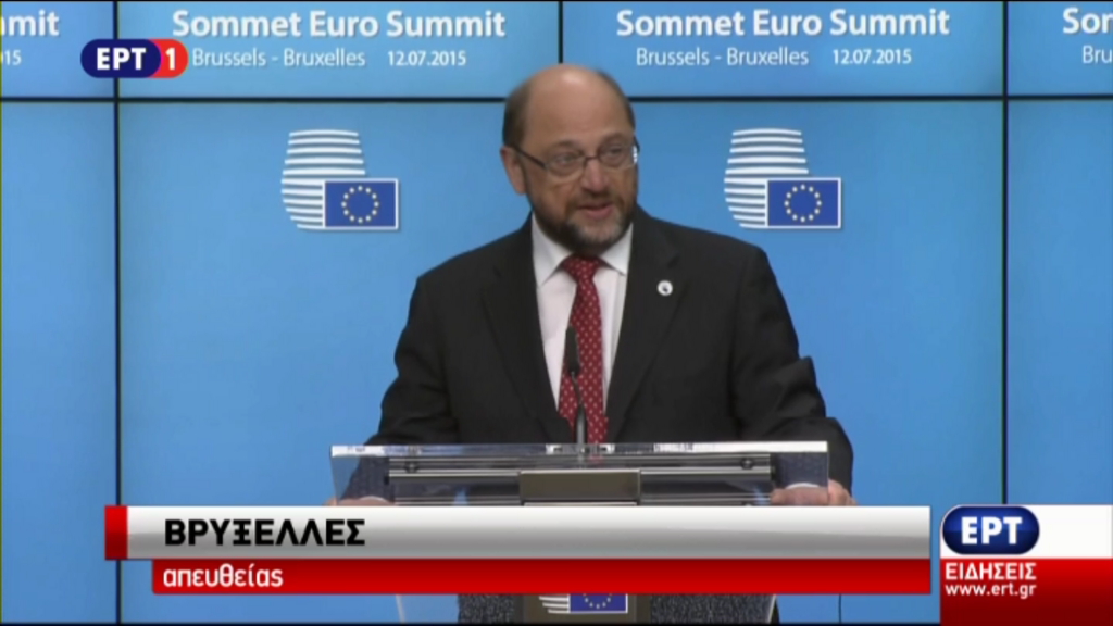 LIVE – H συνέντευξη Τύπου του Μάρτιν Σουλτς