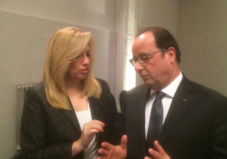 Συνάντηση Ολάντ-Γεννηματά – ΦΩΤΟ