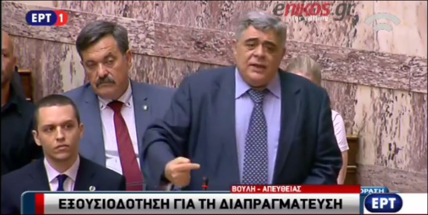 Μιχαλολιάκος: Δεν δίνουμε εξουσιοδότηση για αυτή τη συμφωνία – ΒΙΝΤΕΟ